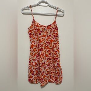 GAP Orange and Purple Floral Dress